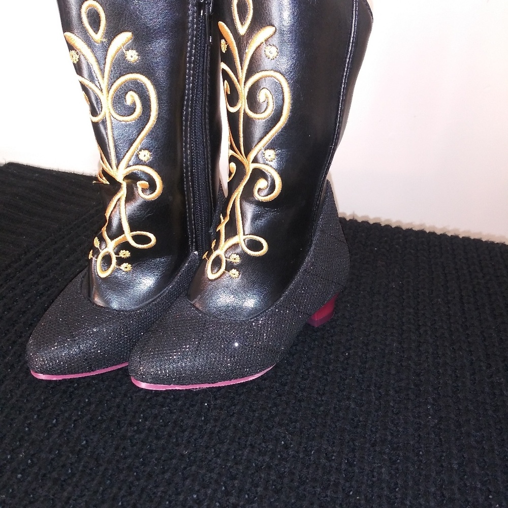 Cute little girls Disney boots